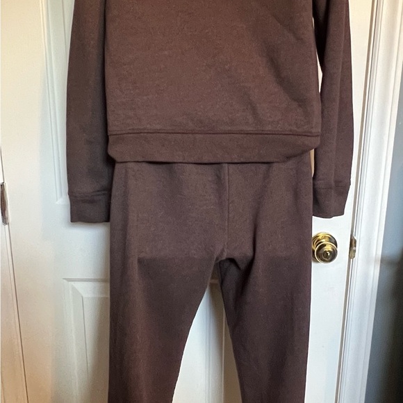 Aeropostale Brown Hoodie and Jogger Set Size Medium - Picture 6 of 10